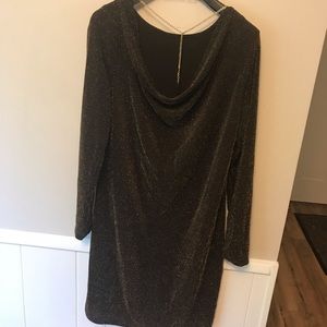 Michael Kors metallic cocktail dress SzL